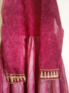 Maroon Ethnic Dress