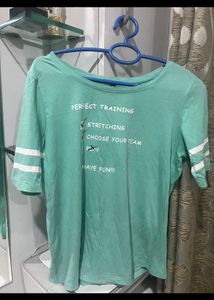 Ajile Turquoise Blue Tshirt