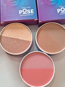 MyGlamm Pose Trio: Blush, Highlighter, Bronzer