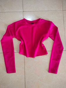 Pink Crop Top 💓🦄🦑🏩🧶