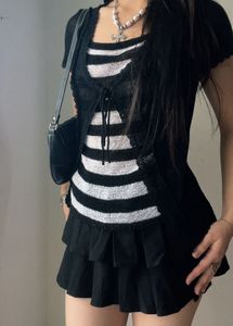 Y2k Stripped Top