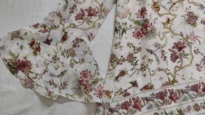Floral Print Bell Sleeve Top