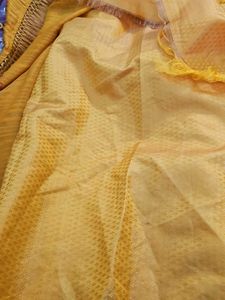 Synthetic Chiffon  With Blouse