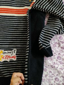 Striped Knit Sweater