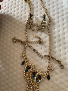 Neckset + earings+ bracket and ring