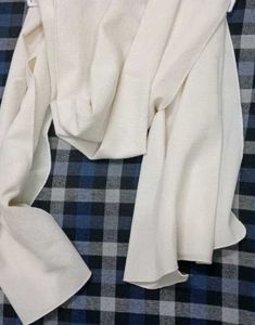 Elegant Cream Scarf