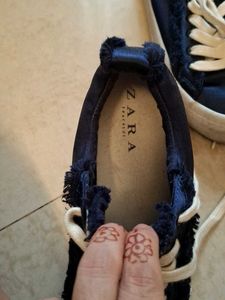 Zara Fabric Plimsolls