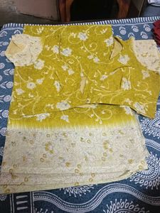 New Saree With Blouse Combo Offer