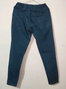 Dark Blue Denim Jeggings