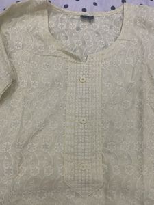 Chikankari Cotton Kurta