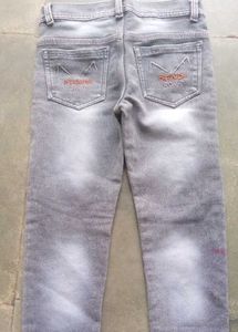 Grey Distressed Jeans