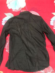 Zara Black Button-Down Shirt