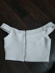 Forever 21 Off Shoulder Crop Top