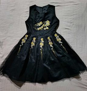 Black Floral Dress