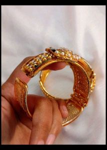 Peacock Golden Bangles