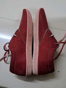 Red Casual Shoes