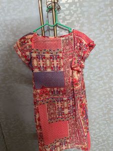 Floral Pink long top