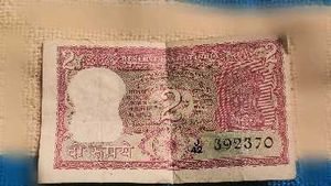 Vintage Two Rupee Note (1804 )