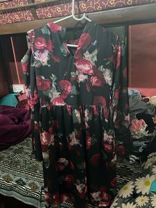 Floral Print Mini Dress