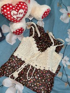 Chocolaty Crochet Top