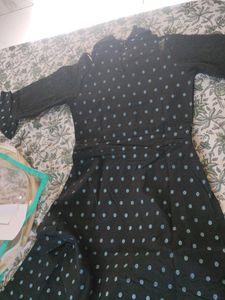 Polka Dot full lengthy Dress