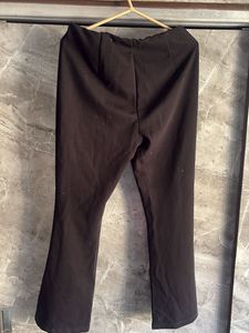 black Flared Leggings