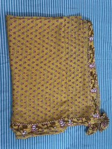 Yellow &amp; Red Printed Dupatta