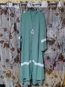 Elegant Sage Green Abaya