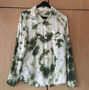 Tye And Dye Green Shirt