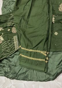 Elegant Olive Green Dupatta