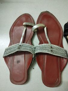 Combo of Jaipuri Sandal And Black Heel