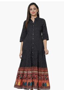 Biba Boho Print Dress