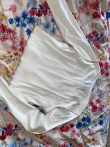 White Long Sleeve Top