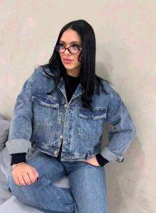 Denim Jacket - Trendy & Stylish, M Size