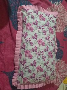 PINK FLOWER PILLOW COVER CASE 1 PIECE ONLY