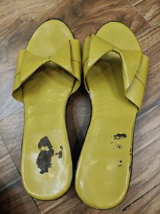 Yellow Flats &amp; Sandals