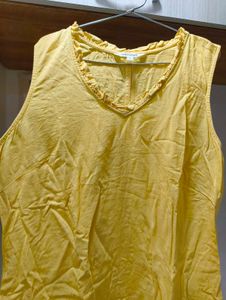 Yellow Ruffle Dress