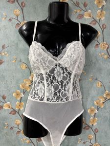 Lace Bodysuit Corset Style