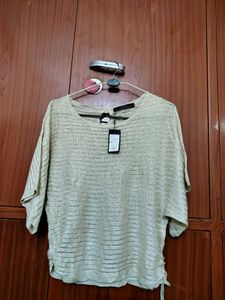 Sparkly Gold Tunic Top