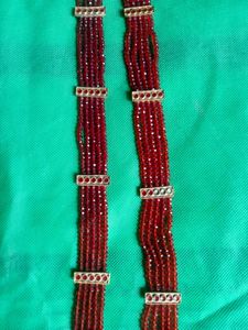 Traditional Red &amp; Gold Necklace.Unused