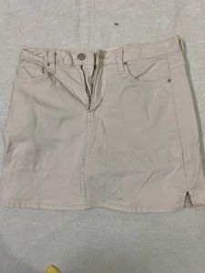 Yellow off shoulder Top &amp; Skirt Set