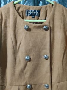 Cozy beige long Overcoat 🧥