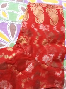 Red Designer Blouse