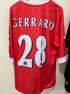 Liverpool 1999 home gerrard football jersey