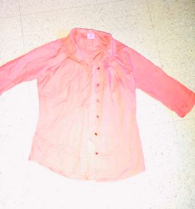 Orange Casual Shirt