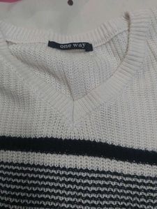 Striped Knit Sweater