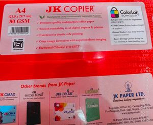 JK Copier Paper A4Sheets, A4 SIZE SHEETS Printer