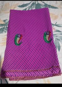 Combo Of 3 Embroidered Saree With Blouse