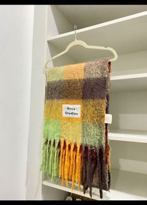 Acne Studios Mohair Checked Scarf