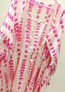 🏖️New Beach Wear Tassels Kaftan..🌈💗